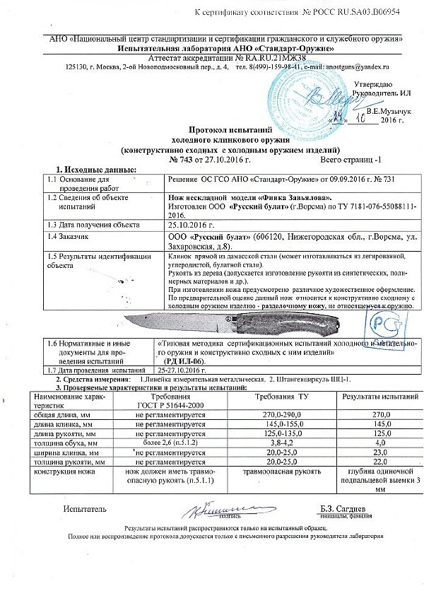Финка Завьялова