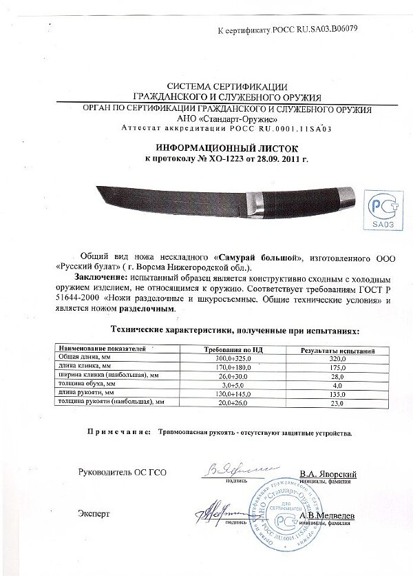 Самурай большой