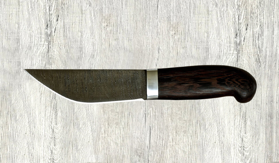 "Алтайский-2", дамасская сталь, венге