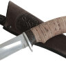 "Грибник-2", сталь 95Х18, береста