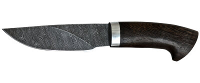 "Рысь", дамасская сталь, венге